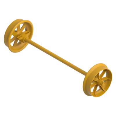 7463-30 Wheel and Axle Assembly