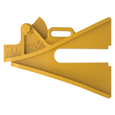 CW-3 Rerailer Right Throw top view