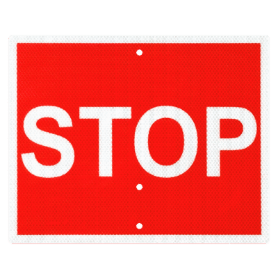 RF-10D Red STOP flag