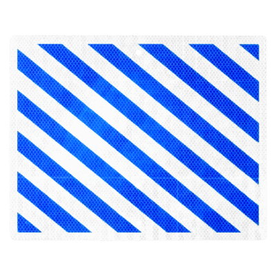 RF-7D blue and white diagonal striped signal flag