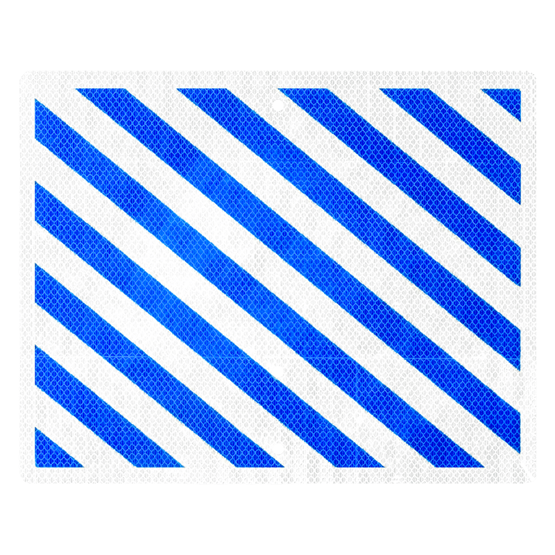 RF-7D blue and white diagonal striped signal flag