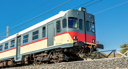 A shortline train